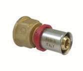 RACCORDO 3/4"x20 F MULTISTRATO A PRESSARE