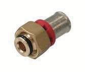 RACCORDO EUROCONO 1/2"x20 F MULTISTRATO A PRESSARE