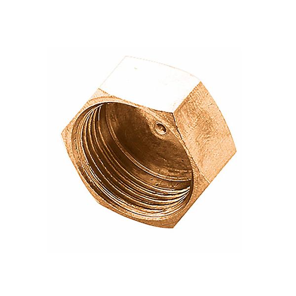 TAPPO 1/2" F OTTONE GIALLO