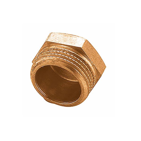 TAPPO 3/4" M OTTONE GIALLO