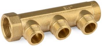 [COT0-3] COLLETTORE OTTONE 3/4"x 3 VIE