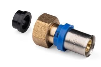 [COT0-KM16P] ADATTAORE A PRESSA x COLLETTORE SEDE PIANA 1/2"x16