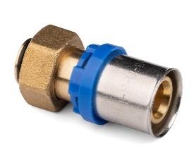 [COT0-KM20C] ADATTAORE A PRESSA x COLLETTORE SEDE CONICA 1/2"x20