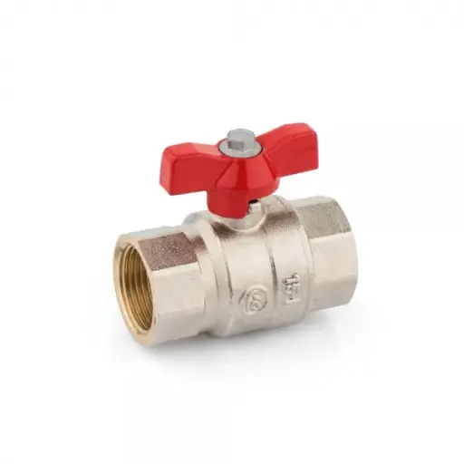 [VSF4F010a] VALVOLA A FARFALLA PN40 3/8" FF - CE ACS