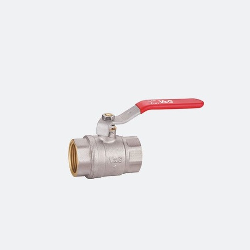 [VSLP4F032a] VALVOLA A SFERA PN40 1"1/4 FF  LEVA PIATTA - CE ACS