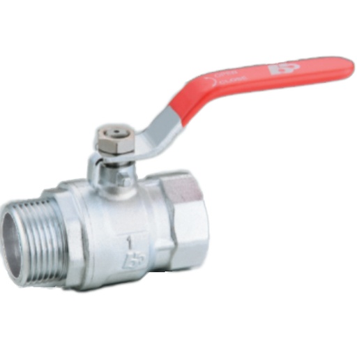 [VSLPM032a] VALVOLA A SFERA 1"1/4 LEVA PIATTA MF - CE ACS