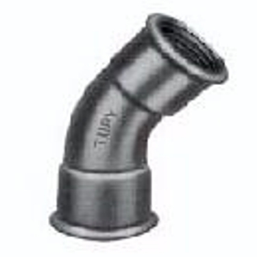 [RZC4F032] CURVA ZINC.FF 1'1/4 X 45°